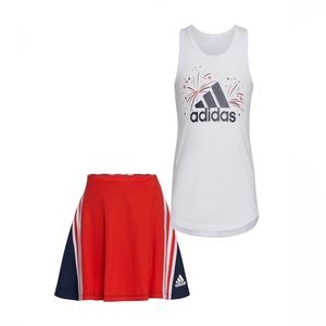 Girl’s Adidas tank and skirt set